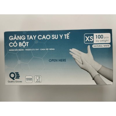 Găng tay cao su y tế có bột QGloves